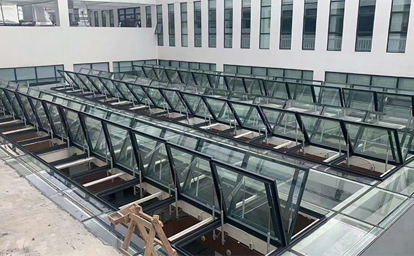 百安科技有限公司近期甘泉排烟窗项目案例分享